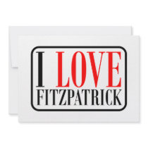 Fitzpatrick  Alabama Personalized Invites