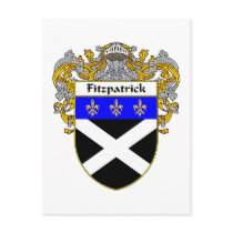 Fitzpatrick Coat of Arms (Mantled) Post Cards