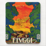 Fiuggi Italy Vintage Travel Advertisement Art Mousepad