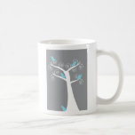 Five Blue Birds in a Tree Mug