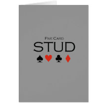Five card stud T-shirt