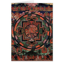 Five Deity Mandala Cards