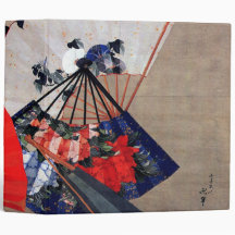 Five Fans, Hokusai 3 Ring Binder