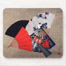 Five Fans, Hokusai Mousepad