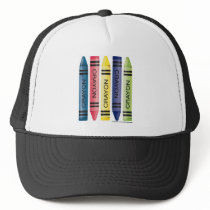 Five fat crayons
