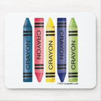 Five fat crayons