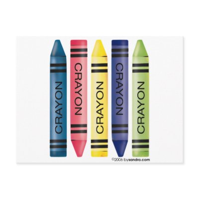 Five fat crayons by bysandra