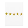 Five Golden Stars Post Card