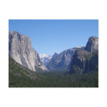 Five Landmarks Yosemite California Postcard