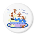 five little monkeys fridge magnets