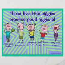Five little piggies flyer
