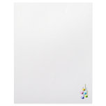 Five Music Notes in colours Musician Graphic Customized Letterhead