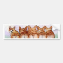 Five walk away together bumper stickers