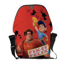 Fix-It Jr Holding Hammer in the Air Courier Bag