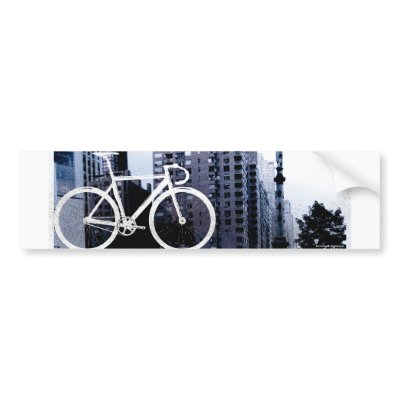 Fixed - Boston Blue Bumper Sticker by treadwater