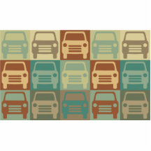 Fixing Cars Pop Art Photo Cut Out