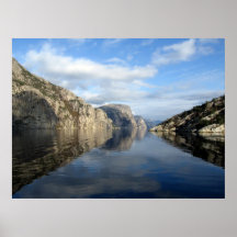 Fjord Reflections 2 Posters