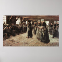 Flachsscheuer in Laren Print