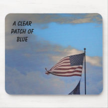 Flag, A clear patch of blue Mouse Pad