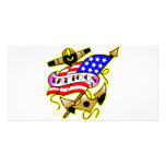 Flag Anchor Tattoo photo cards