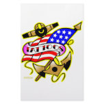 Flag Anchor Tattoo stationery