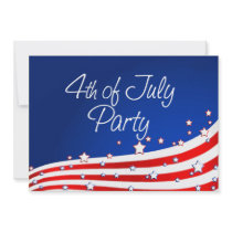 Flag and Background 4th of July Party
