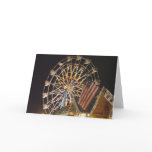 Flag and Ferris Wheel at the Fair Greeting Cards