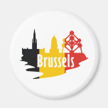 Flag Brussels Refrigerator Magnet