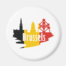 Flag Brussels Refrigerator Magnet