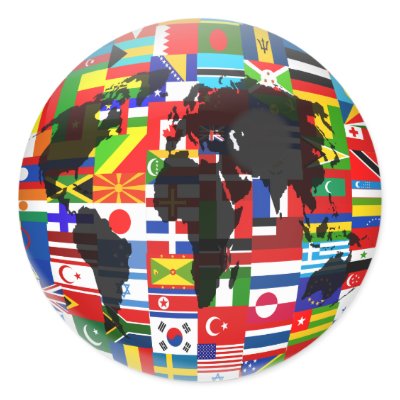 Flag Globe Sticker by prawny_globes