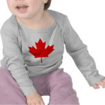 Flag maple leaf tee shirts