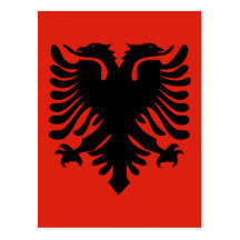 Flag of Albania Postcard
