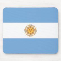 Flag of Argentina Mouse Pads