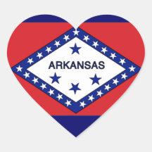 Flag of Arkansas Sticker