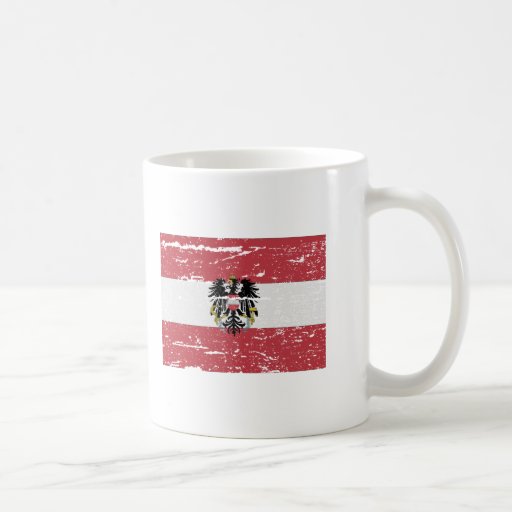 FLAG OF AUSTRIA COAT OF ARMS MUGS