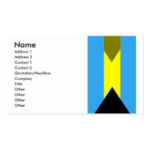 Flag of Bahamas Business Card