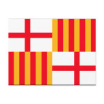 Flag of Barcelona Post Cards