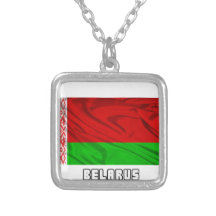 Flag of Belarus Personalized Necklace