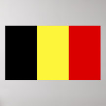 Flag of Belgium Poster