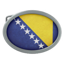 Flag of Bosnia Belt Buckles