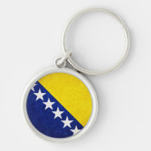 Flag of Bosnia Keychains