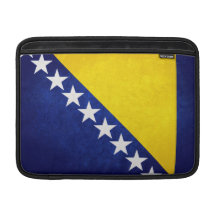 Flag of Bosnia MacBook Sleeves