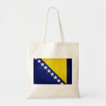Flag of Bosnia Tote Bags