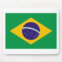 FLAG OF BRAZIL MOUSEPAD