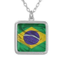 Flag of Brazil Pendants