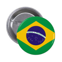 FLAG OF BRAZIL PINBACK BUTTON