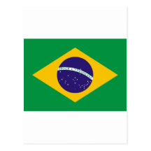 FLAG OF BRAZIL POSTCARDS