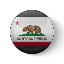 Flag of California Pinback Button