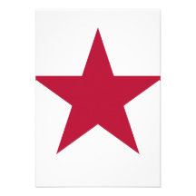 Flag of California Star Personalized Invitations