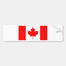 Flag of Canada Bumper Stickers